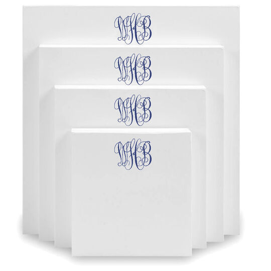 Perfect Stack of Monogrammed Notepads